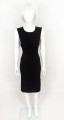 Prada minimalistyczna sukienka midi