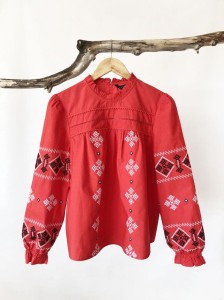 Haftowana bluzka boho