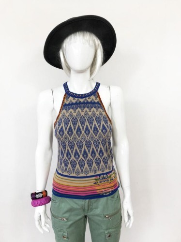 Ivko wzorzysty tank top