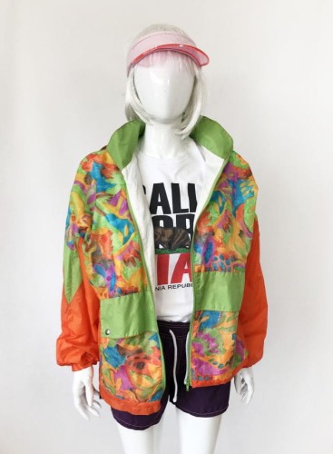 Kolorowa wiatrówka vintage