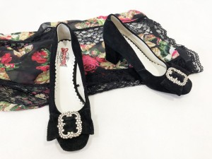 Stockerpoint skórzane czółenka vintage 38