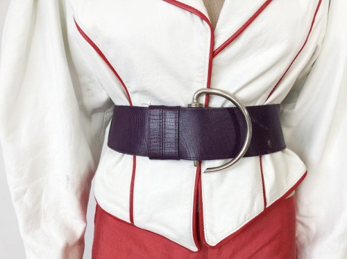 Szeroki pas ze skóry