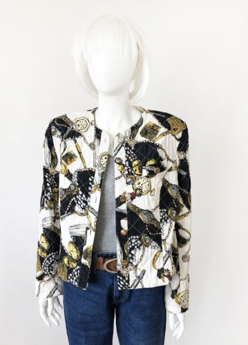 Pikowana kurtka vintage