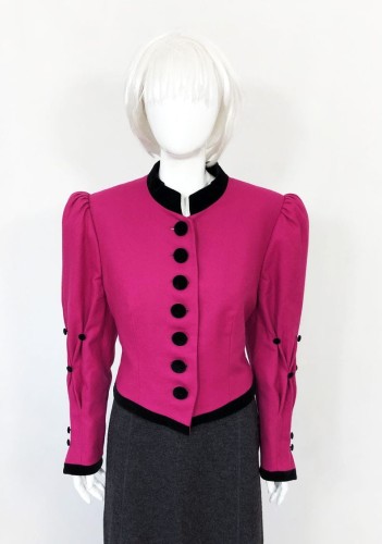 Helene Straber wełniany żakiet vintage