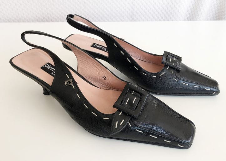 Pierre Cardin skórzane czółenka 