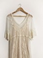 Haftowana maxi sukienka boho