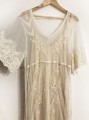 Haftowana maxi sukienka boho