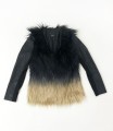 ICHI kurtka ombre faux fur