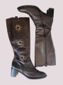 Roby &amp; Pier skórzane kozaki zdobienia 38