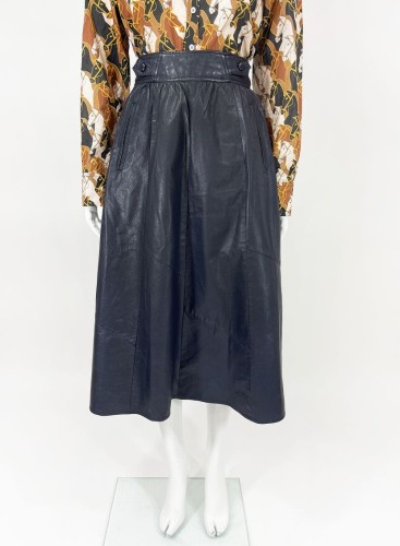 Skórzana spódnica vintage