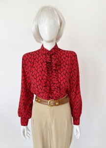 Wzorzysta koszula vintage