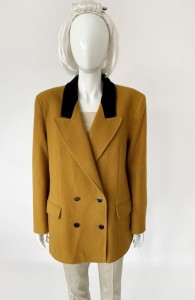 Marynarka z wełny jagnięcej lata 70-e