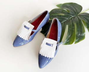 Luis Gonzalo lakierowane mokasyny