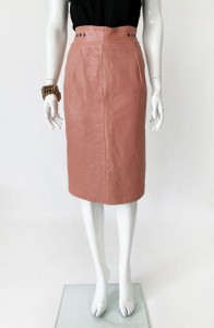 Skórzana spódnica vintage