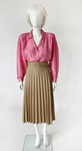 Plisowana spódnica midi