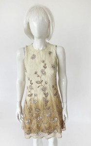 LE CHÂTEAU koronkowa sukienka vintage