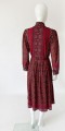 Wzorzysta sukienka vintage 60's/70's