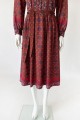 Wzorzysta sukienka vintage 60's/70's