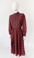 Wzorzysta sukienka vintage 60's/70's