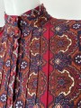 Wzorzysta sukienka vintage 60's/70's