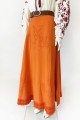 Rozkloszowana maxi spódnica vintage