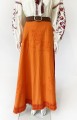Rozkloszowana maxi spódnica vintage