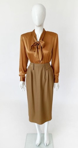 Wełniana spódnica vintage