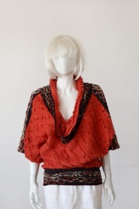 Custo Barcelona moherowy sweter oversize 