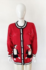 Rozpinany sweter 90's 
