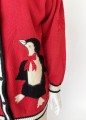 Rozpinany sweter 90's