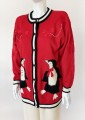 Rozpinany sweter 90's