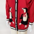 Rozpinany sweter 90's