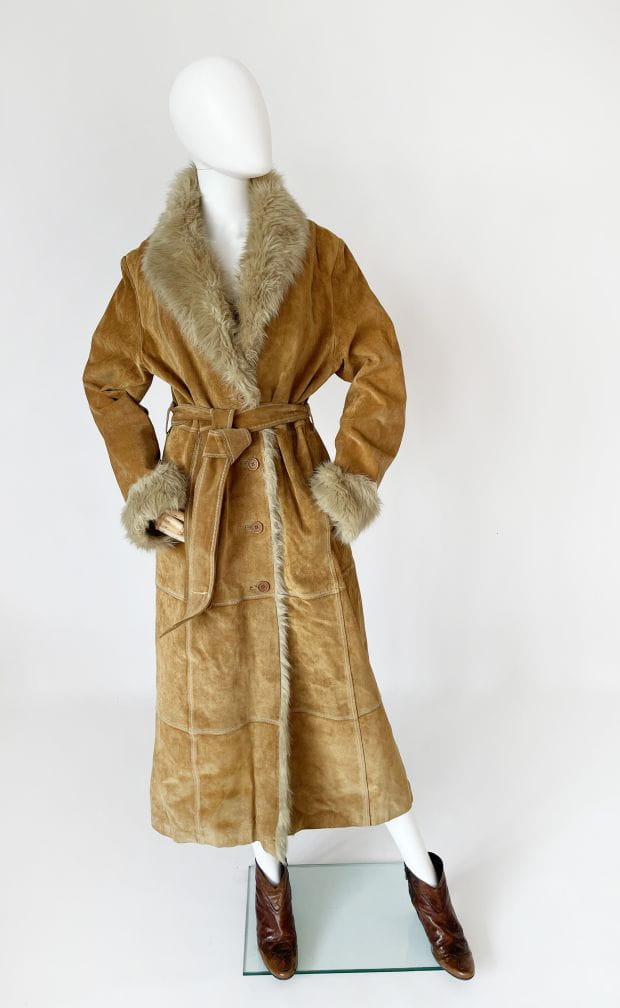 Wilsons Leather skórzany płaszcz boho