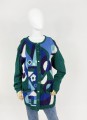 Betty Barclay kolorowy sweter 80's