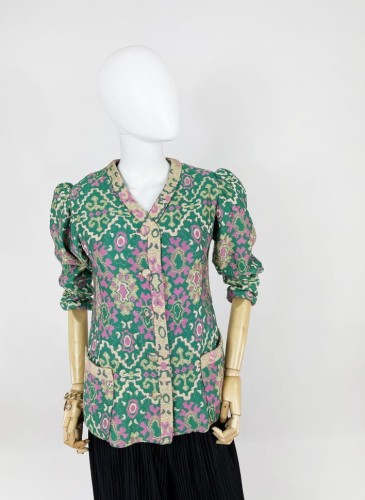 Żakardowa marynarka z lat 60-tych