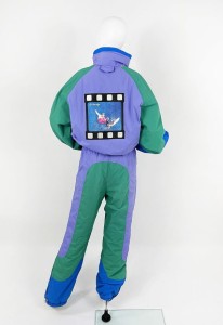 Włoski kombinezon narciarski vintage 80s