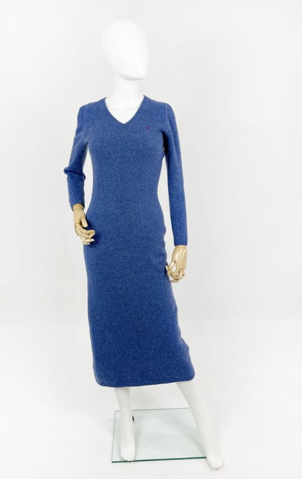 Polo Ralph Lauren wełniana sukienka maxi