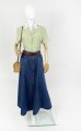 Jeansowa spódnica maxi vintage