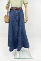 Jeansowa spódnica maxi vintage