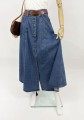 Jeansowa spódnica maxi vintage
