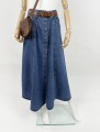 Jeansowa spódnica maxi vintage