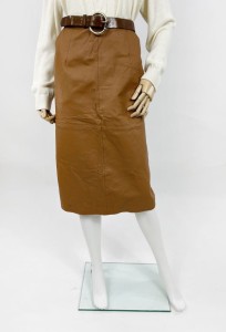 Skórzana spódnica vintage