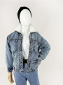 Jeansowa kurtka vintage z podpinką 80's/90's