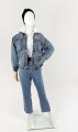 Jeansowa kurtka vintage z podpinką 80's/90's
