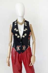 Kamizelka motyw karciany