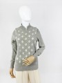 Jaeger kaszmirowy sweter vintage + jedwab
