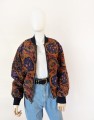 Jedwabny bomber vintage