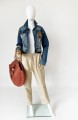Dsquared2 jeansowa kurtka z naszywką