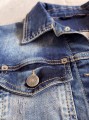 Dsquared2 jeansowa kurtka z naszywką