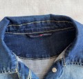 Dsquared2 jeansowa kurtka z naszywką